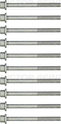 Victor Reinz Cylinder Head Bolt Set - M11 Thread Size, 135mm Length for Astra F & Vectra A — Cylinder Head & Block