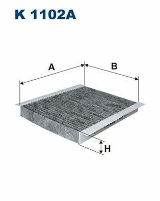 FILTRON K1102A Pollen Filter - Active Carbon Filter for Citroen Xsara + Ca — Air & Cabin Filters