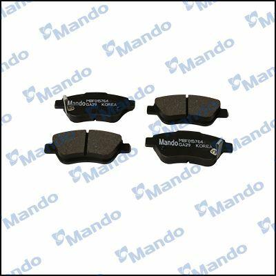 MANDO Brake Pads - Front for 06-Corsa D 1.3Mjet 75Hp
