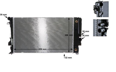 Mahle CR1173000S Radiator Viano Y.M. W639 Vito M646-651 — Radiators & Fans