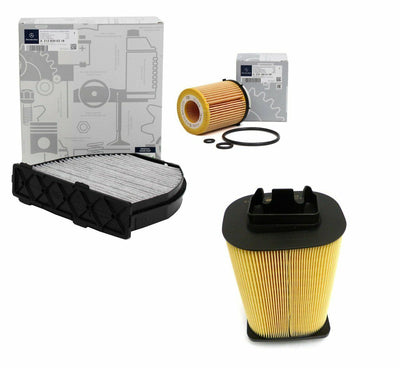 Mercedes W204 C180 (274 Motor) Genuine Maintenance Filter Set — Maintenance & Service Kits