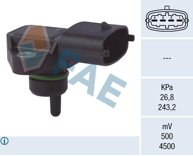 FAE 15124 Pressure Sensor Intake H100 2.5Td Starex Libero H1 CRDi Cerato — Vehicle Sensors & Switches