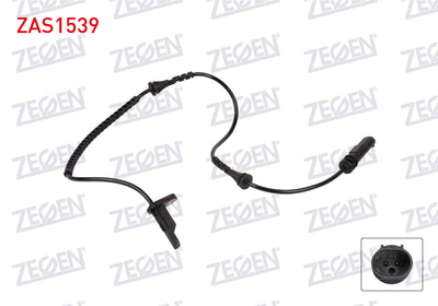Zegen ZAS1539 ABS Sensor Front Left-Right BMW 1 Series (F40) 19-/ 2 Series (F44 F46) 14-/ X1 (F48) 14-2 — Brake Sensors & ABS