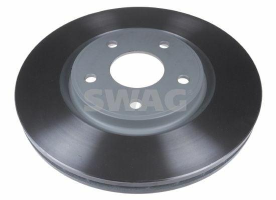 SWAG Front Brake Disks - 2 Pack for Chrysler Freemont, Grand Voyager, Caravan — Brake Rotors & Drums