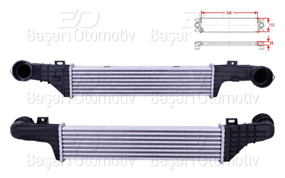 Wisco 3113831-00 Turbo Radiator Intercooler (560x113x50) Mercedes W210/S210 E200-E270 CDI/Kompressor 97>