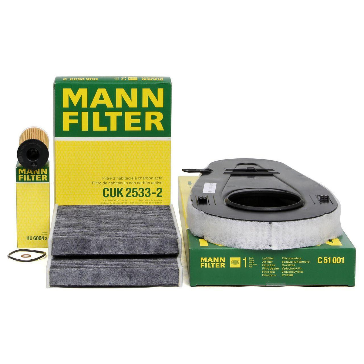 Mann Bmw F10 Body 525dx Scheduled Service Filter Set Mazotsuz — Maintenance & Service Kits
