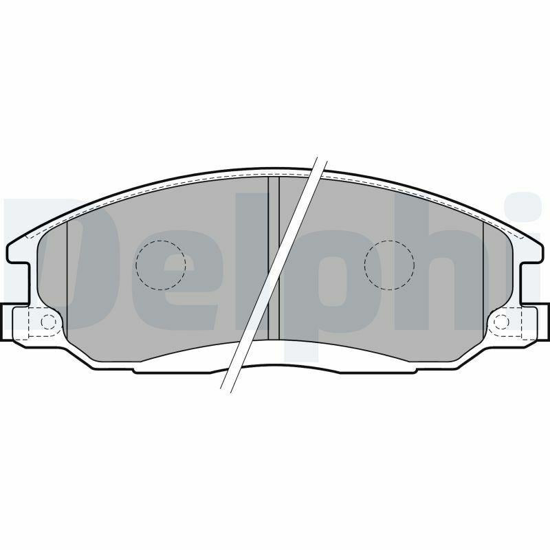 Delphi LP1743 Brake Pads - H-1, Starex Minibus & More