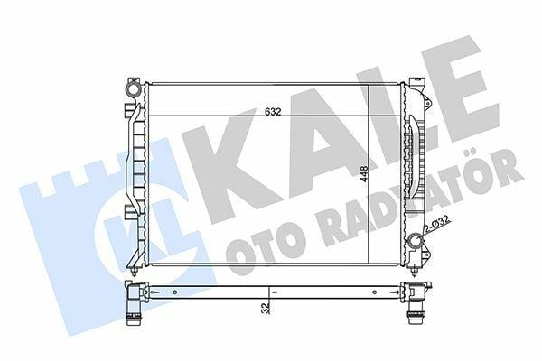 KALE Radiator for Audi A6 1998-2005 - 2.5-2.7 TDI — Radiators & Fans