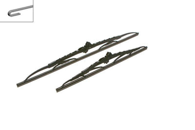 Bosch 3397010405 Wiper Set Twin 550-400 On Ford Fiesta 02-08 Ecosport 13-Fusion 02-09 — Wipers
