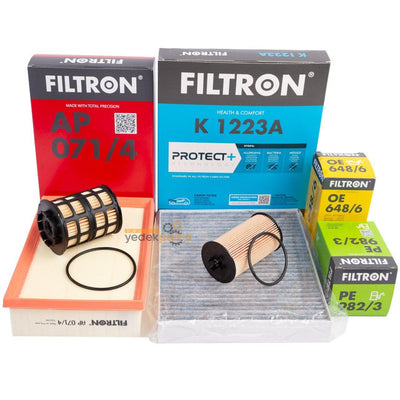 Filtron Opel Mokka Diesel Maintenance Filter Set - Oil, Air and 2 more models — Maintenance & Service Kits