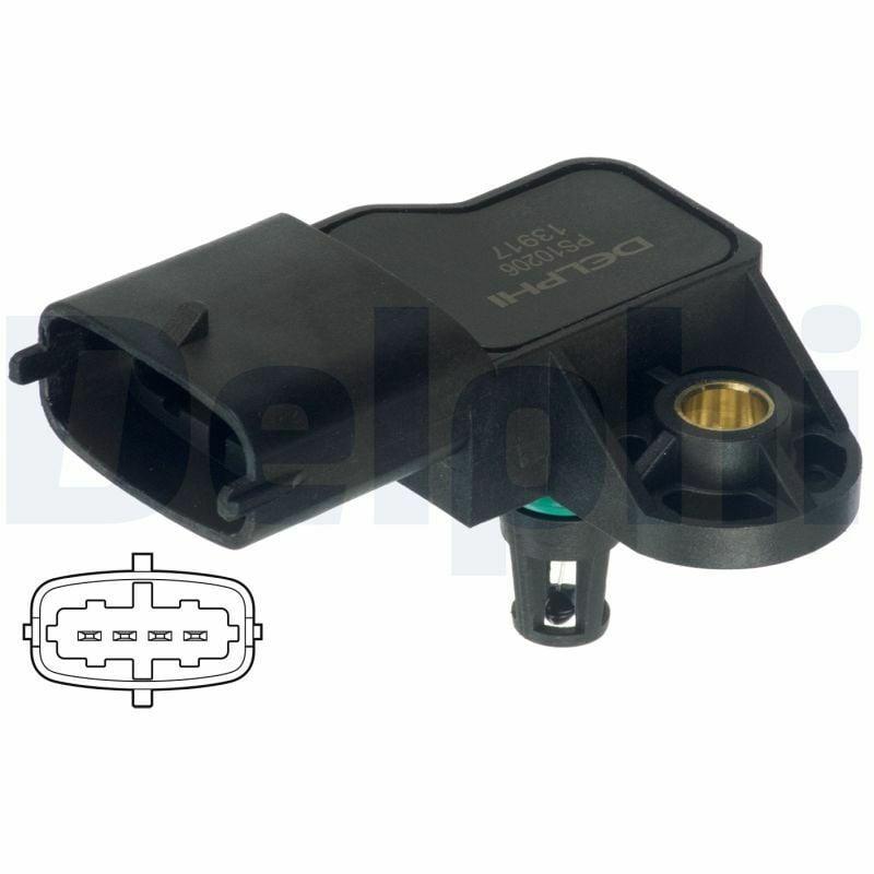 Delphi PS10206 Manifold Sensor - Enhance Vehicle Performance — Intake