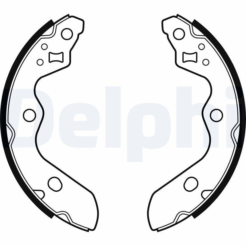 Delphi LS2156 Brake Pabucu