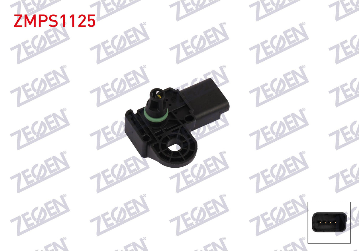 Zegen ZMPS1125 Map Sensor Citroen C4 1.6 Thp 2013-/ C5 III 2009-/ Peugeot 3008 — Engine Management Sensors