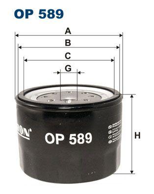 Filtron OP589 Oil Filter Besta/Sportage/323/626/E2200/Npr