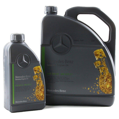 Mercedes Benz 5W30 Motor Oil - 6 Liters of Genuine Quality for Cars & Mechanics — Mercedes-Benz, Fluids & Chemicals