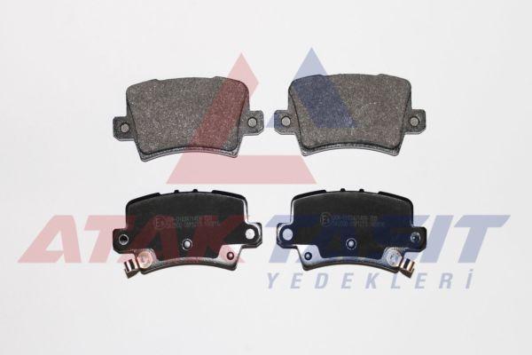 AP 05P1273 Brake Pad Rear with Wear Indicator Honda Civic VIII 1.4 2005-2012 / Honda Civic VIII 1.8 2005-2012 — Brake Pads