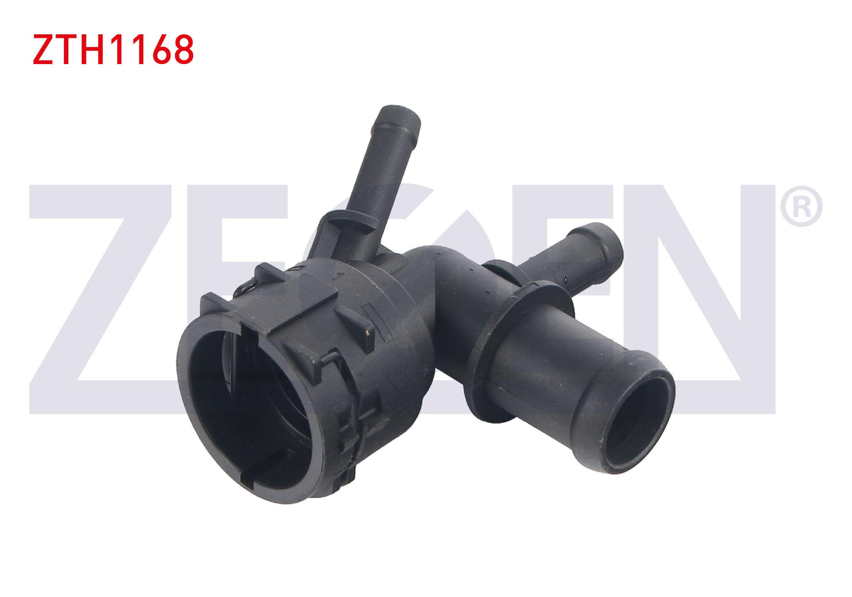 Zegen ZTH1168 Thermostat Flange Plastic Golf VII-Jetta IV-CC-Touran 1.2 TSI-1.4 TSI 11-/ Octavia-Su — Water Pump & Thermostat