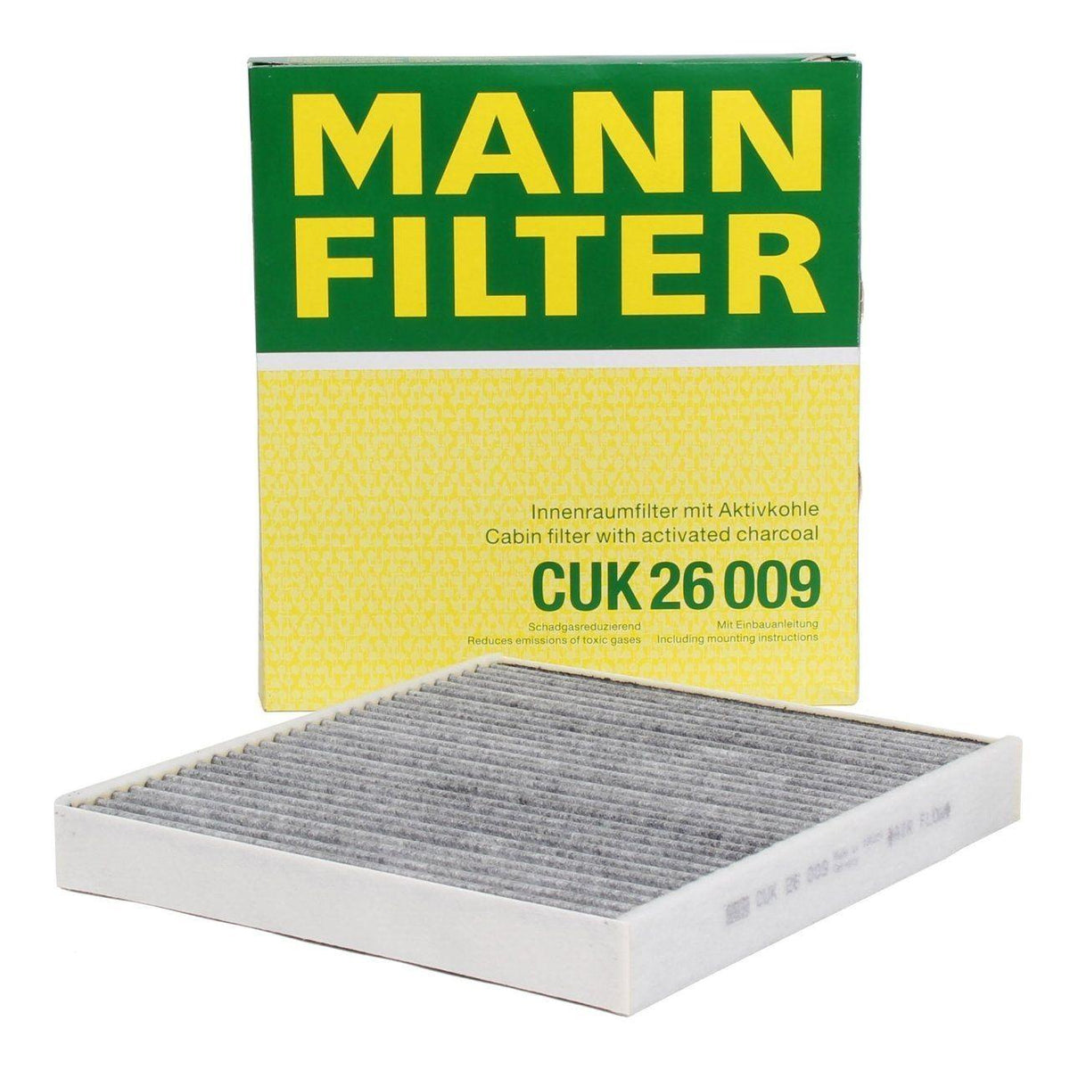 MANN Carbon Pollen Filter for Seat Ateca 1.6 TDI - Compatible with All Models — Air & Cabin Filters