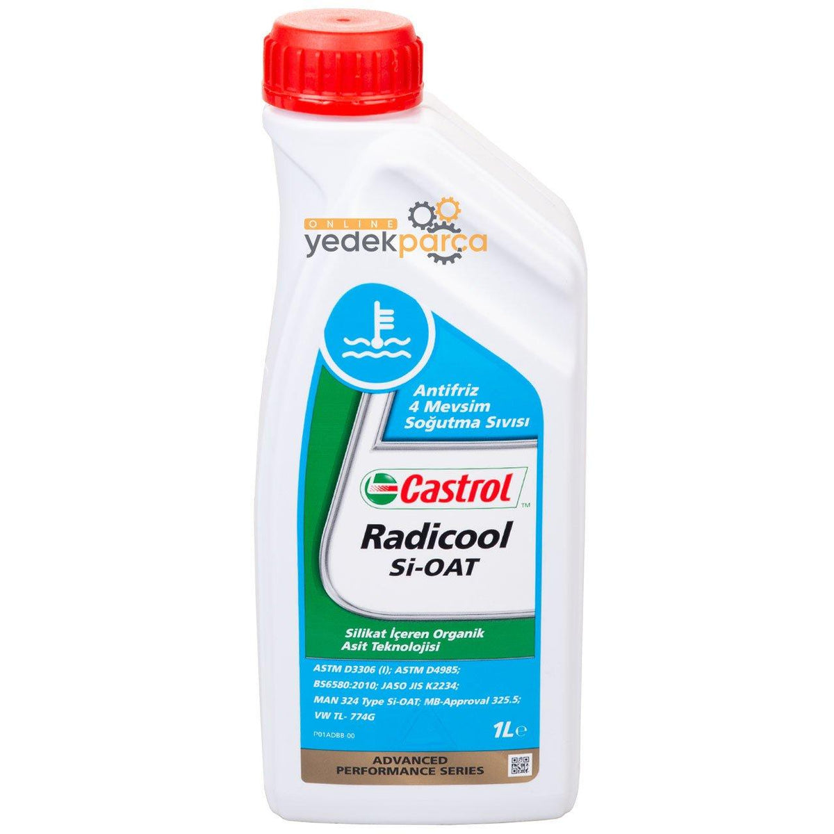 Castrol SIOAT-1 Radicool SIOAT-1 Litre Organik Eflatun Antifreeze (Volkswagen G13 Approved) — Fluids & Chemicals