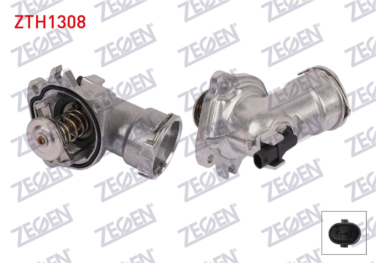 Zegen ZTH1308 Thermostat Complete with Switch 87 C Mercedes S Series (W221) S320 — Water Pump & Thermostat