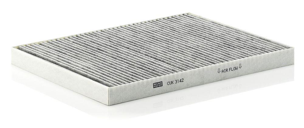 Mann CUK3142 Cabin Air Filter with Carbon (Chrysler Voyager IV 2.4 3.3.8 00-08) — Air & Cabin Filters