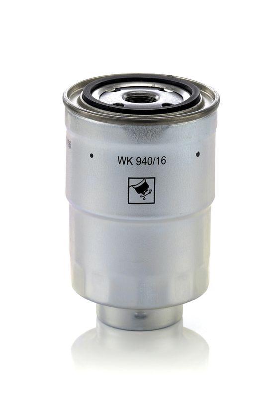 Mann WK940-16X Fuel Filter (with Sensor) Canter H100 L200 L300 Pajero Shogun Isuzu Npr Nlr Turkuaz Novo — Fuel Delivery