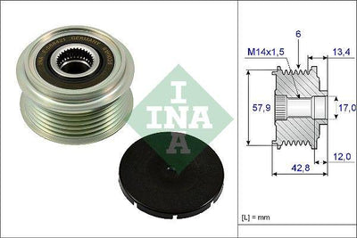 INA 535024010 Alternator Tensioner Bearing Corolla – Auris 1.4 D4d 2007 – 2012 Yaris 1.4 D4d 2006