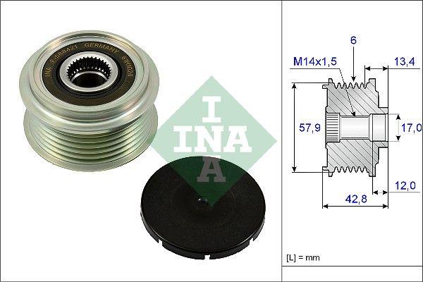 INA 535024010 Alternator Tensioner Bearing Corolla – Auris 1.4 D4d 2007 – 2012 Yaris 1.4 D4d 2006