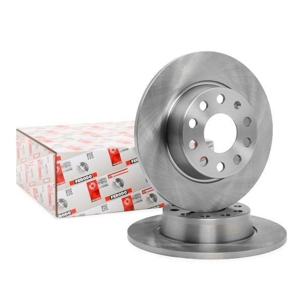 FERODO Rear Brake Disc Kit for Volkswagen Caddy 2011 and Later — Brake Rotors & Drums