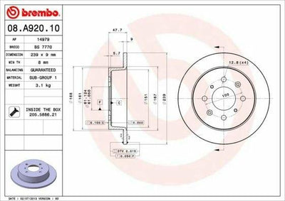 Brembo Brake Discs - Civic HB, 96 Sedan, Jazz 02 — Brake Rotors & Drums