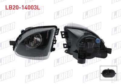 LABO LB20-14003L Fog Lamp Left Ampulsuz BMW 5 Series F10 / F18 2010-2013 — Bulbs & Interior Light