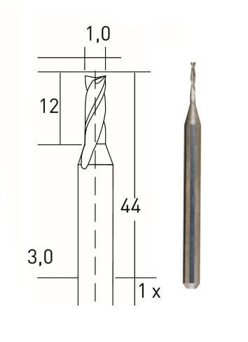 Proxxon 28758 Milling Cutter 1.0 mm (1 pc)