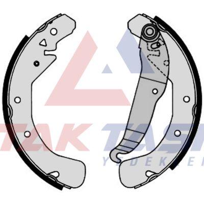 AP AP07200 Brake Shoe Rear Opel Astra G (F69) 1.2 16V with Lever 230X42 mm 1998-2005 / Astra G 1.6 — Brake Cables & Hardware