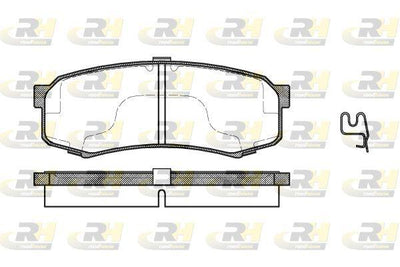 ROADHOUSE 2413.04 Brake Pad Montero IV V80. V90 02 07 — Brake Pads