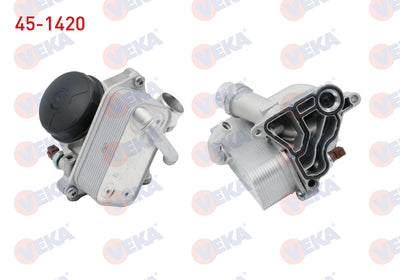 Veka 45-1420 Oil Cooler Complete BMW (F06, F10 and 6 more models — Oil System
