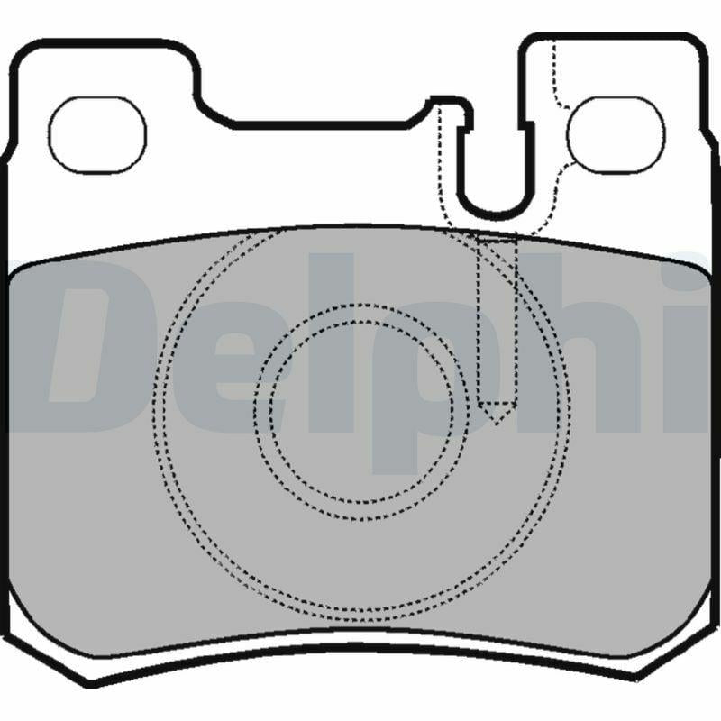 Delphi LP947 Rear Brake Pads