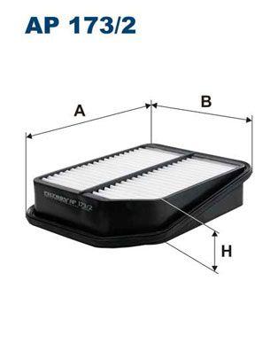 Filtron AP173-2 Air Filter Grand Vitara II 1.6 05= > 2.0 05-15 1.9 DDiS — Air & Cabin Filters