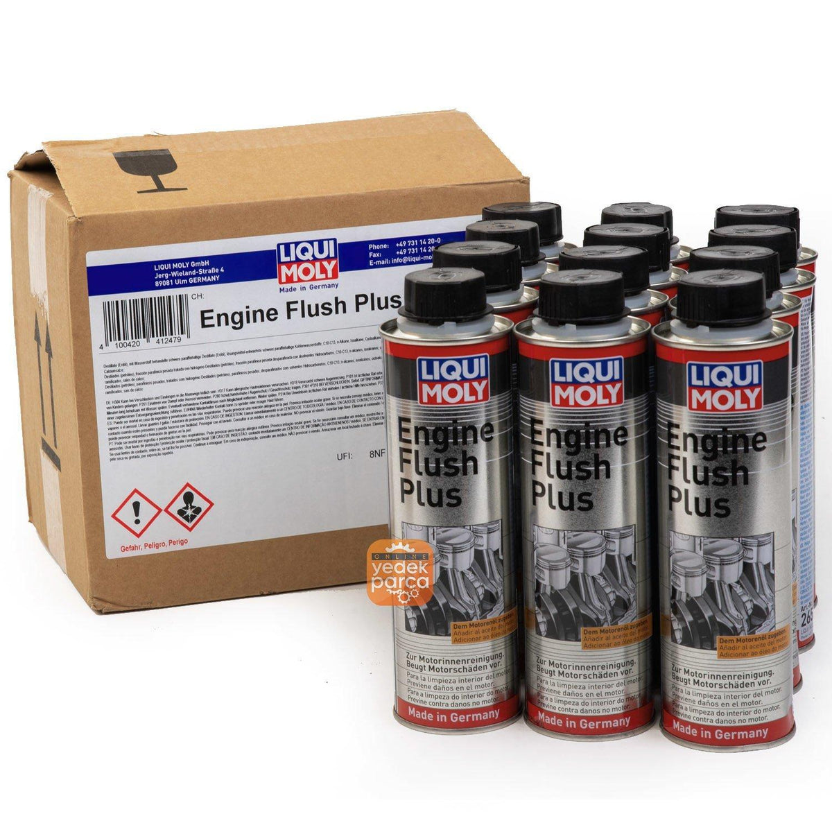 Liqui Moly Engine Flush Plus - 300ml Powerful Motor Cleaner — Comfort & Protection Accessories
