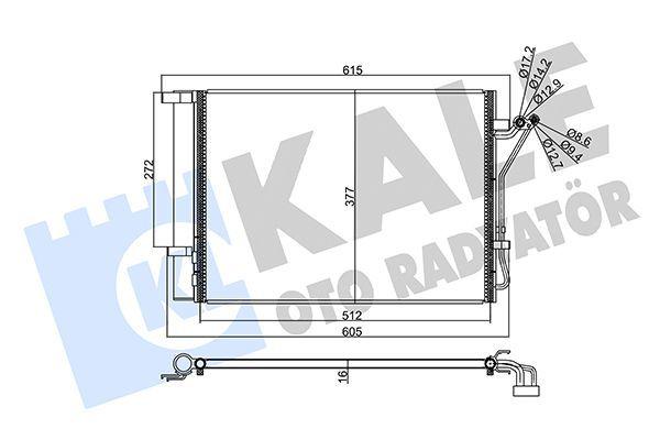 Kale Radiator 357790 - Climate Radiator for Hyundai i20 1.2-1.4 (2008-Present) — Radiators & Fans