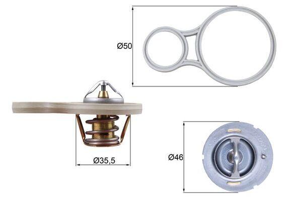 Mahle TX25591 Thermostat 91°C Mini Cooper R50 / R52 / R53 W10-W11 01-09 — Water Pump & Thermostat