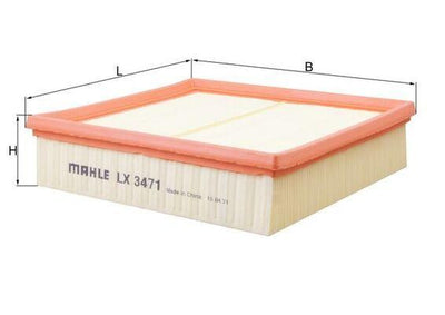 Mahle LX3471 Air Filter Mercedes W176/W246/W242/W117/X156 M651-M607 A180-A200 B180-B200 — Air & Cabin Filters