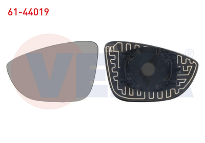 Veka 61-44019 Mirror Glass Left Heated Aspheric VW Jetta IV 2011 — Mirrors