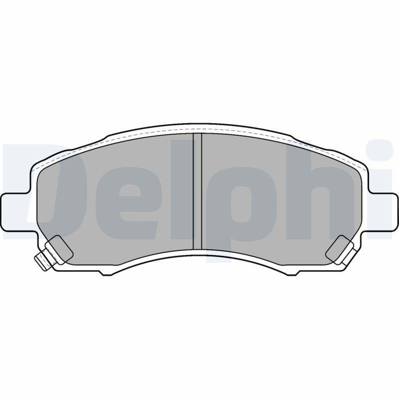 Delphi LP1545 Brake Pad Front Impreza 92-00 1.5 1.6 Legacy 94-99 1.8 2.0