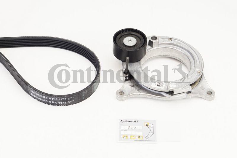 CONTINENTAL CTAM 6PK1173K1 - BMW B38 / 48 / 58 Tensioner Set + Belt — Belts