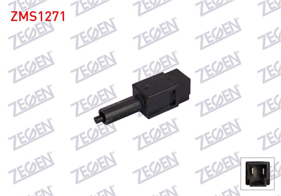 Zegen ZMS1271 Brake Light Switch 2 Pin Nissan Qashqai (J10) 2007-2014 / Micra II (K12) 2003-2010 / Juke (F15) 2010-2020 / Navara (D40) 2005-/ X-Trail II 2003-2013 / Renault Koleos I 2008