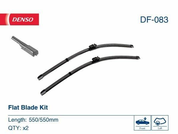 DENSO DF-083 Wiper Blade Set 550mm + 550mm for Mercedes C-Class (W205) / GLC (X253) - Universal Fit — Wipers