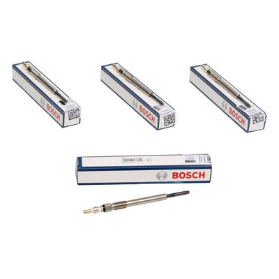 Bosch 0250403014 Fiat Linea 1.3 Diesel Euro5 Glow Plug Set of 4 Fiorino Doblo III Egea Punto Evo Set — Coils & Plugs