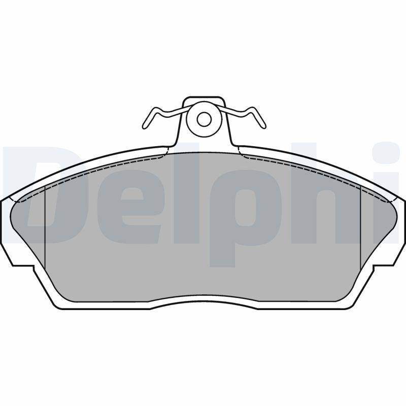 Delphi LP1450 Brake Pad Front Land Rover Freelander I 1.8i/2.0 1998-2007 — Brake Pads
