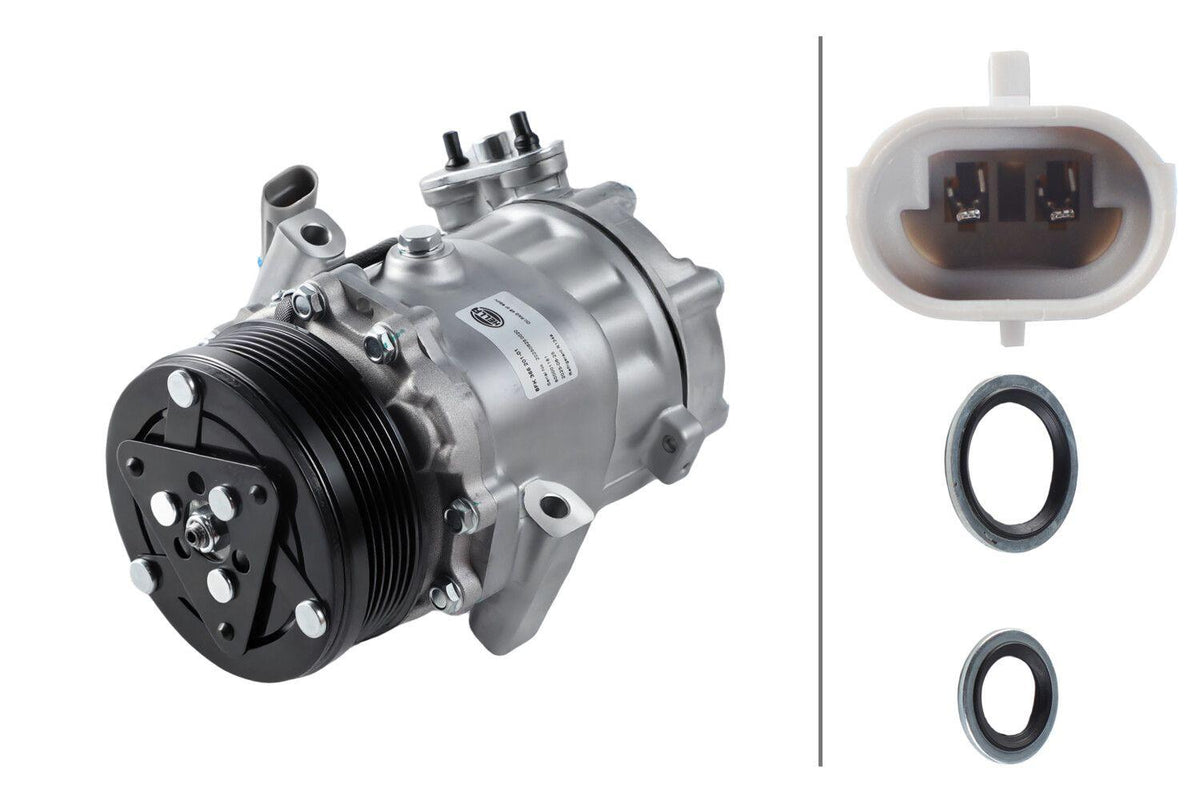 Hella 8FK366201-011 A/C Compressor Opel Astra G /Corsa C /Combo C Y17dt