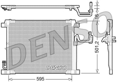 Denso DCN46012 A/C Radiator Infiniti Fx 08 — Radiators & Fans